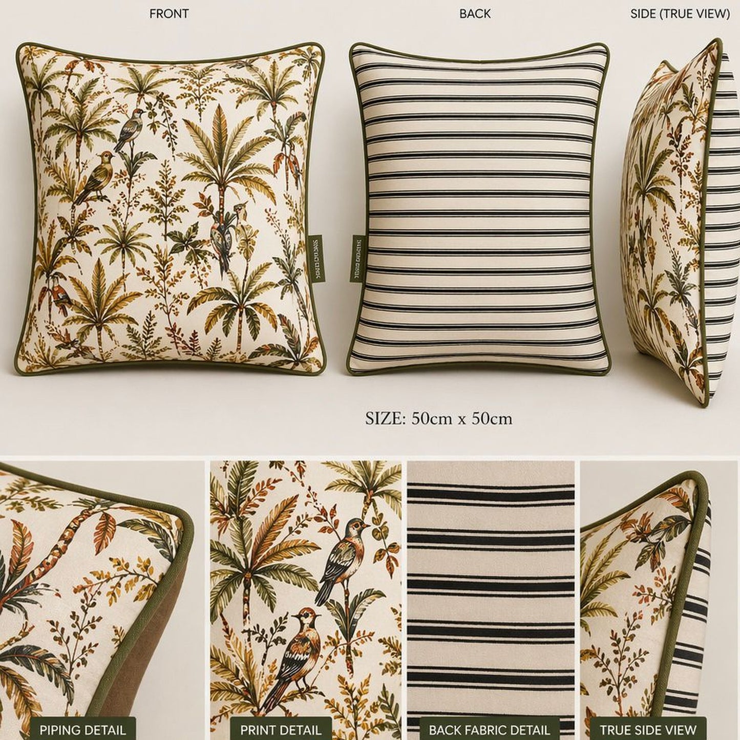 Botanical Escape Cushion - product front view