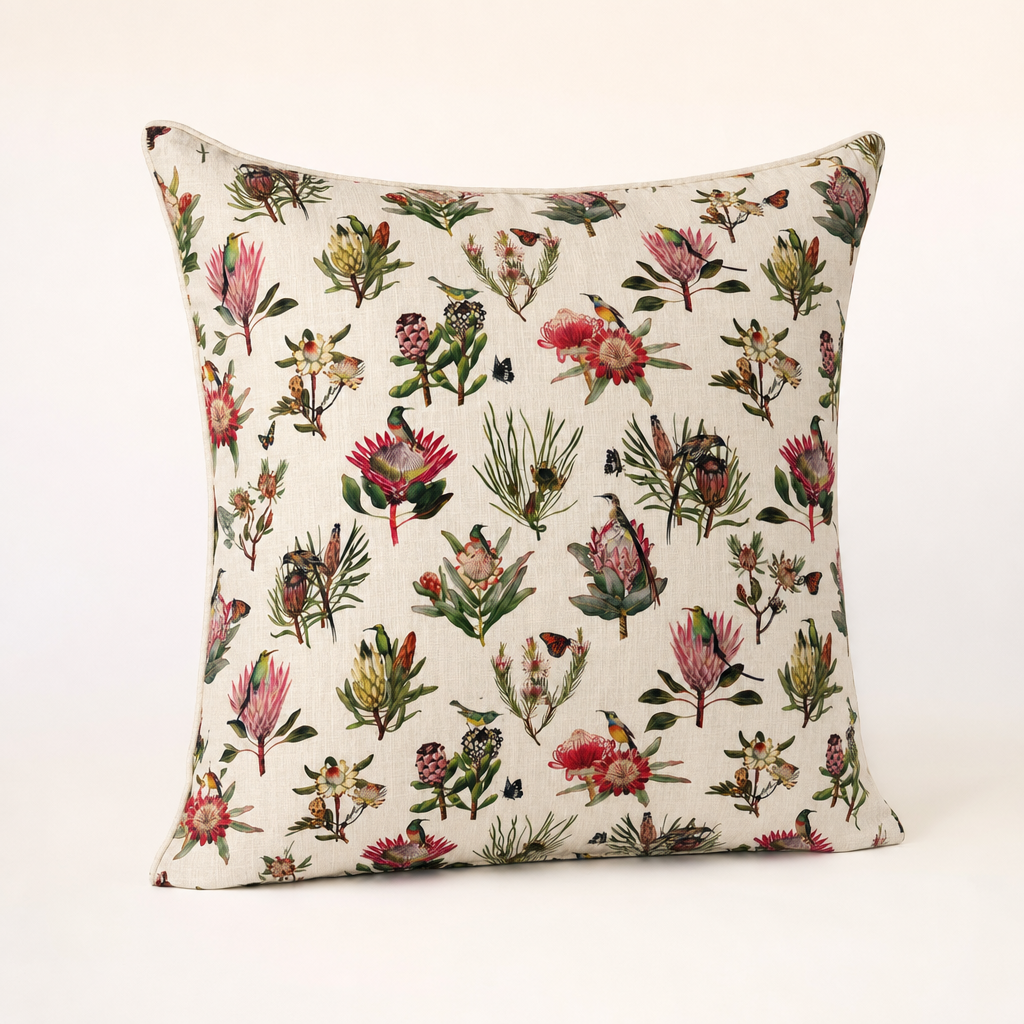 Cape Fynbos Botanical Cushion