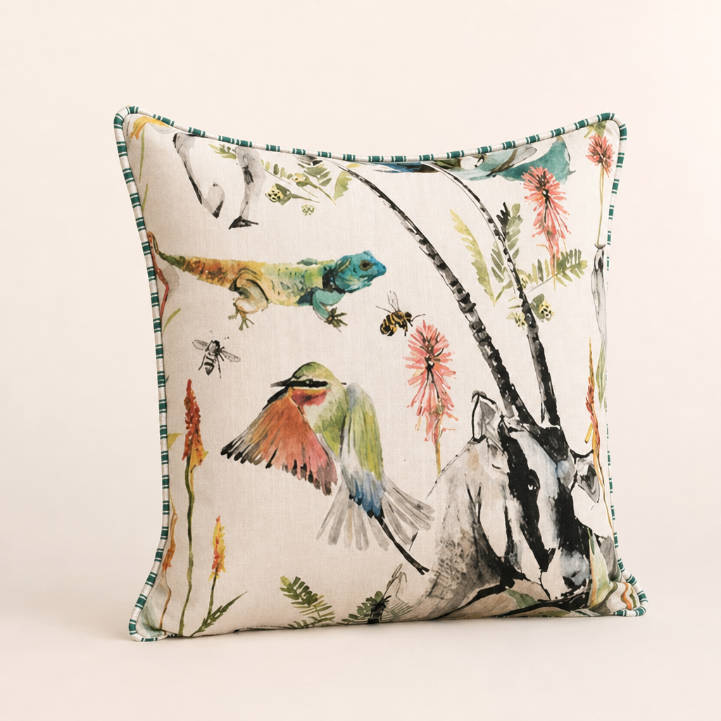 Aloe & Oryx Cushion