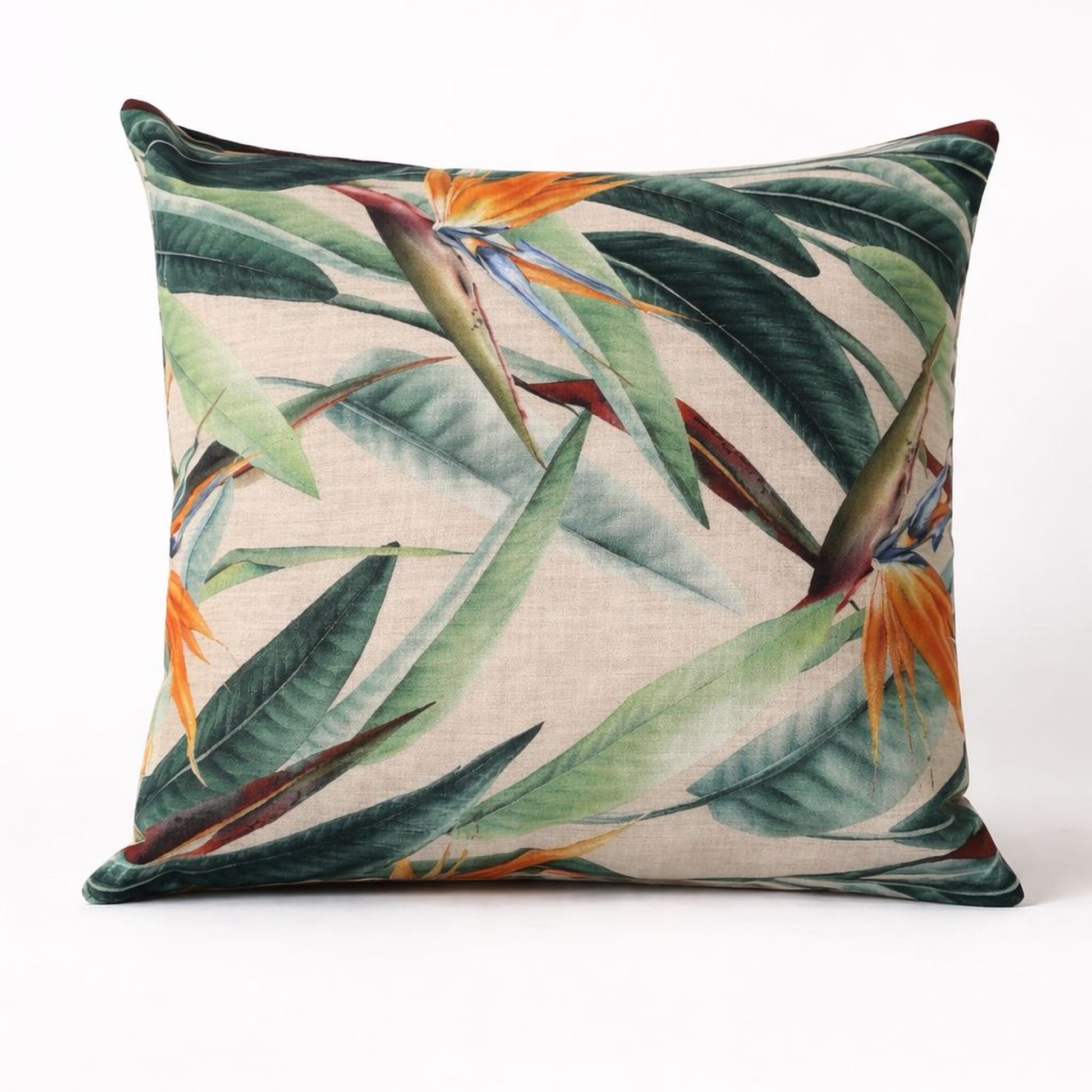 Bird of Paradise Cushion - product front view