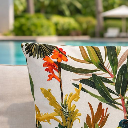 Protea & Sunbird Cushion - product front view